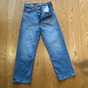 Levi Ribcage Straight Ankle Jeans - Light blue - Size 27